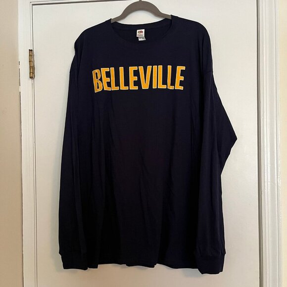 Size 2xl Belleville Long Sleeve Graphic Tee - Picture 2 of 5